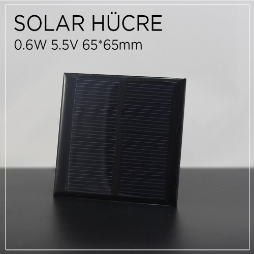 0.6W 5.5V Solar Hücre