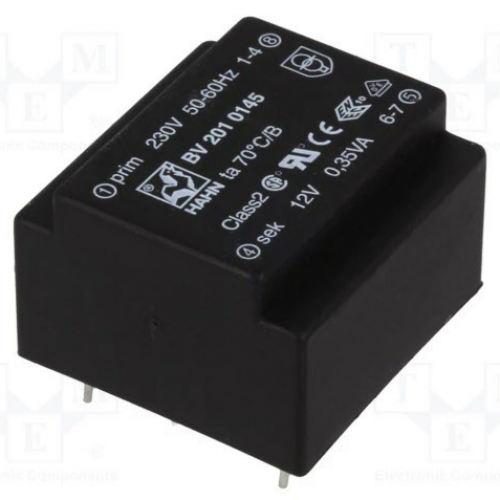 12V 0,35VA trafo