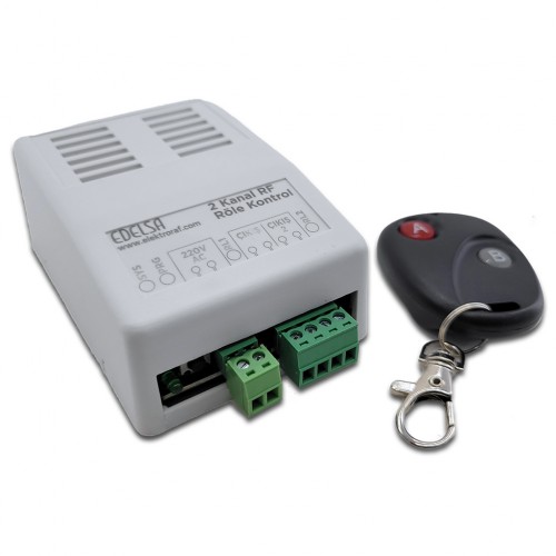 2 Kanal RF Röle Kontrol Cihazı 220V