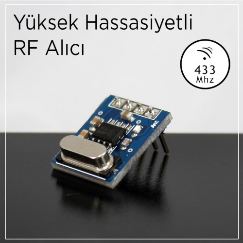433Mhz Yüksek Hassasiyetli RF Alıcı Modül