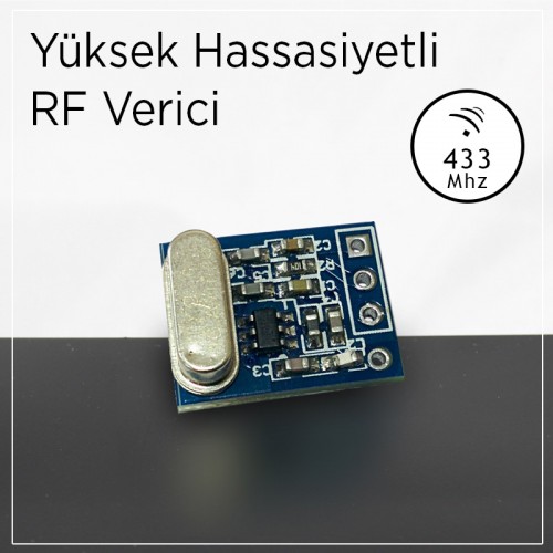 433Mhz Yüksek Hassasiyetli RF Verici Modül