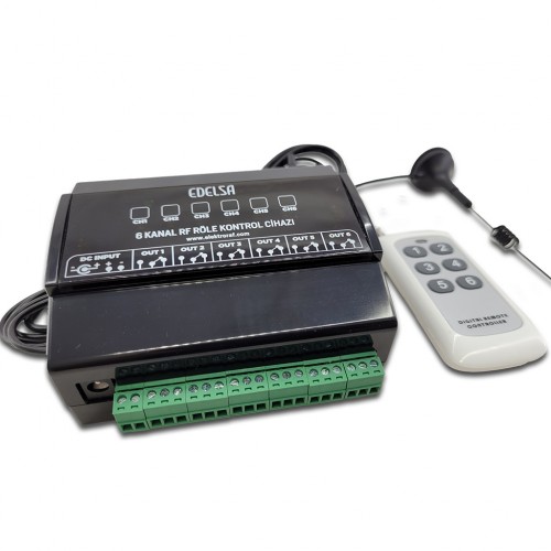 6 Kanal RF Röle Kontrol Cihazı