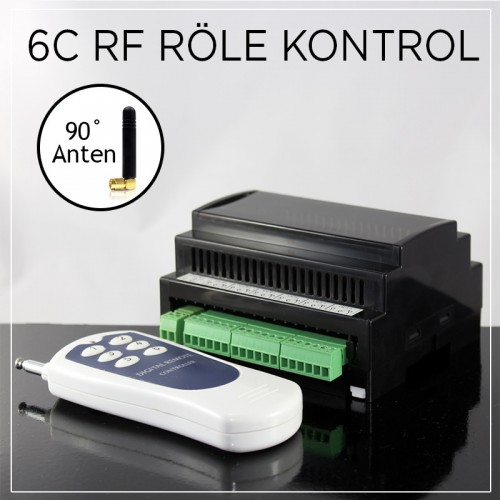 6 Kanal RF Röle Kontrol Cihazı