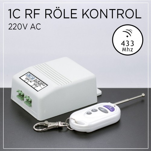 RF Röle Kontrol Cihazı 220V Latch