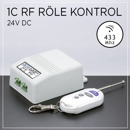 RF Röle Kontrol Cihazı 24V Latch