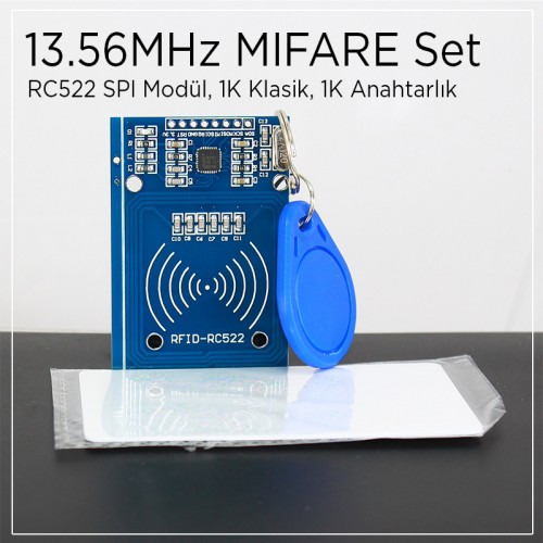 RC522 RFID Okuyucu Kiti 13.56Mhz